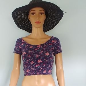 Forever 21 Floral Crop Top
